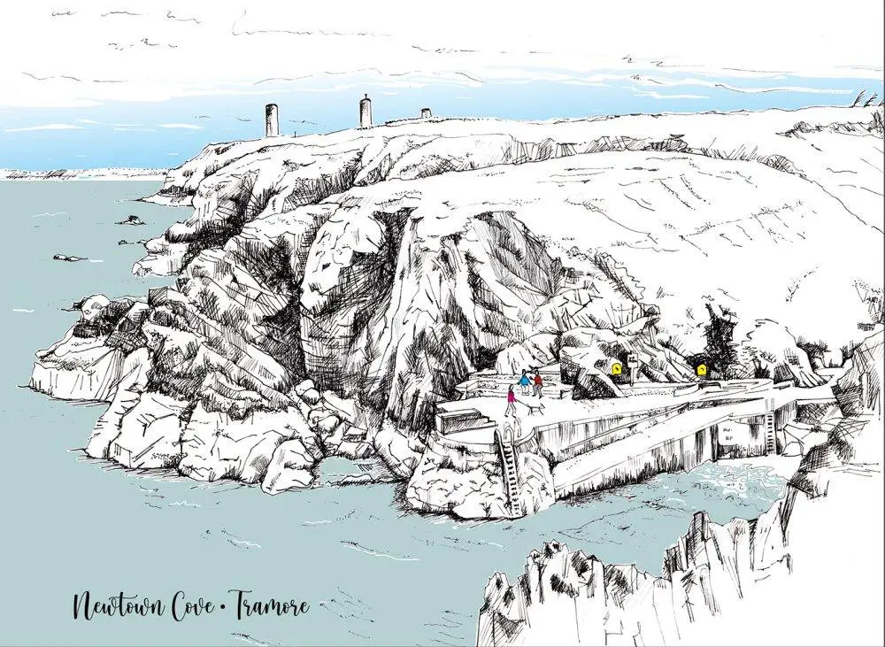 Newtown Cove, Tramore - Framed 16