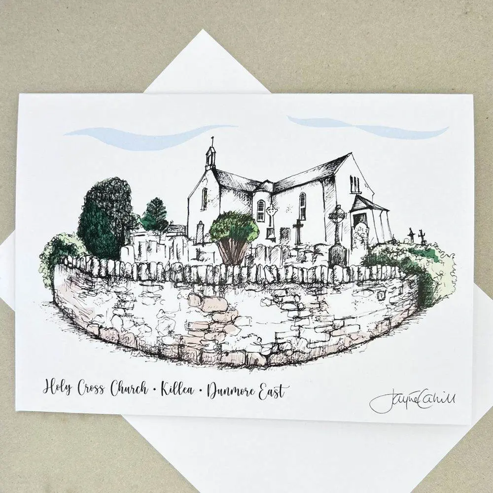 Holy Cross Church, Killea, Dunmore East - Art Card