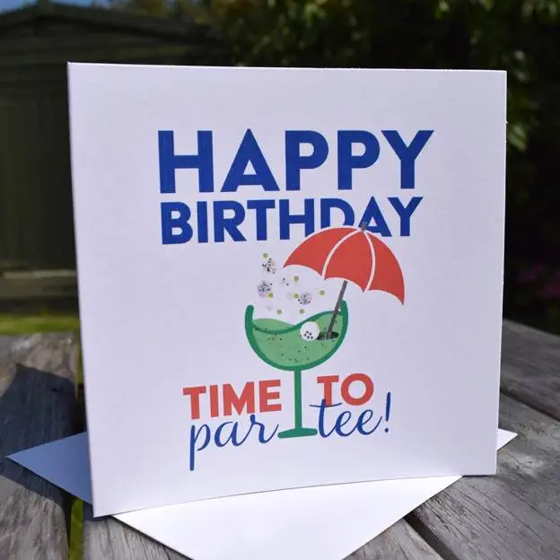 Happy Birthday - Time to par-tee!