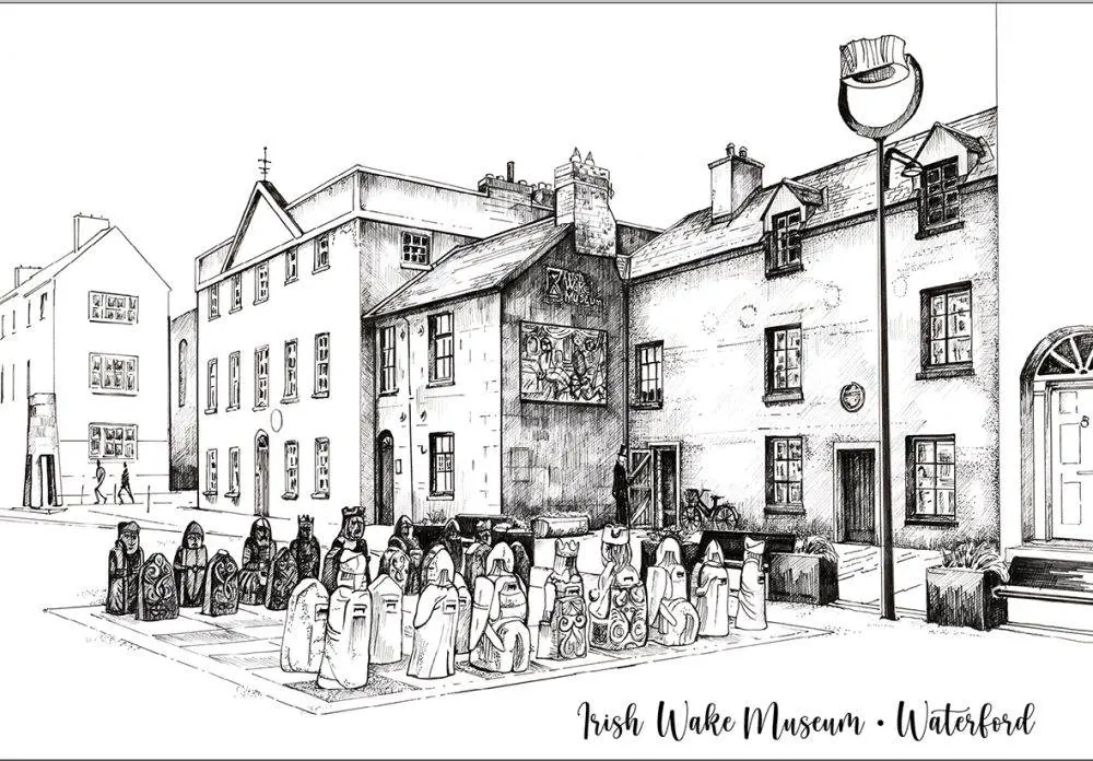 Irish Wake Museum, Waterford - Art Card