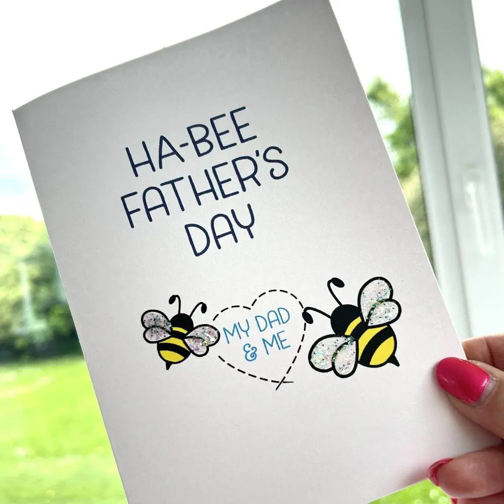 Ha-Bee Father's Day card